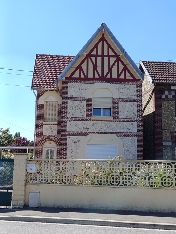 Crédit photo : cerema Maison de Cité-jardin régionaliste, Saint-Etienne-du-Rouvray